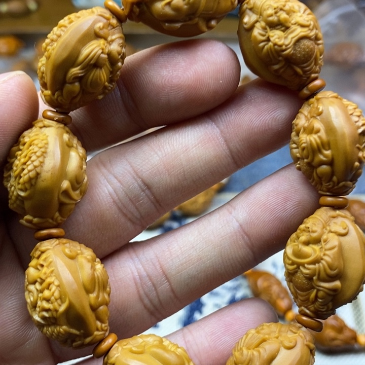 橄榄核手串/手链橄榄核雕工艺手串