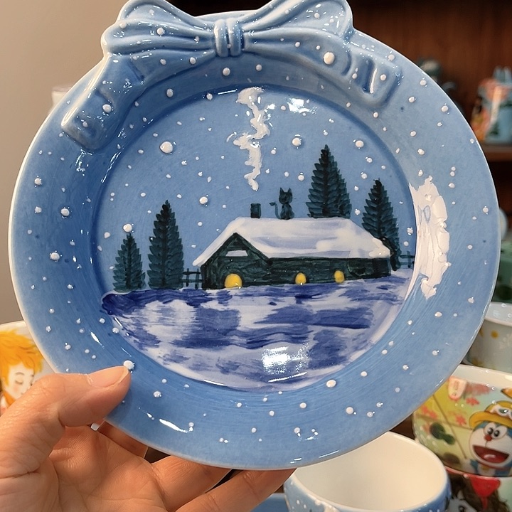 陶景德镇釉下手绘陶瓷 