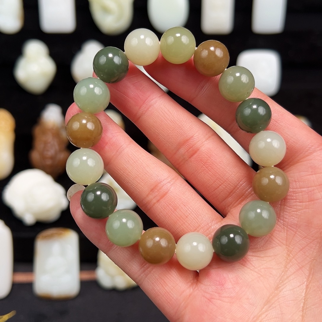 和田玉手链未镶嵌