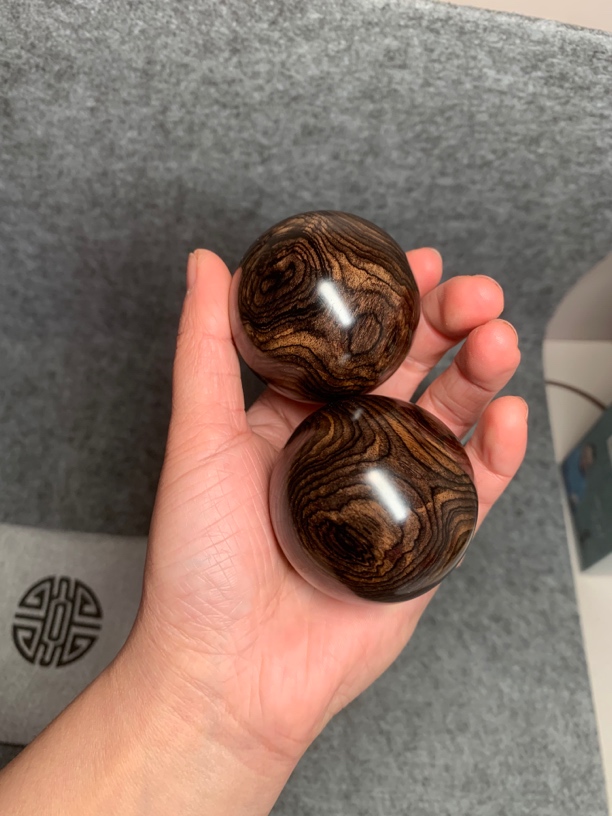 乌木紫光檀5.0手球