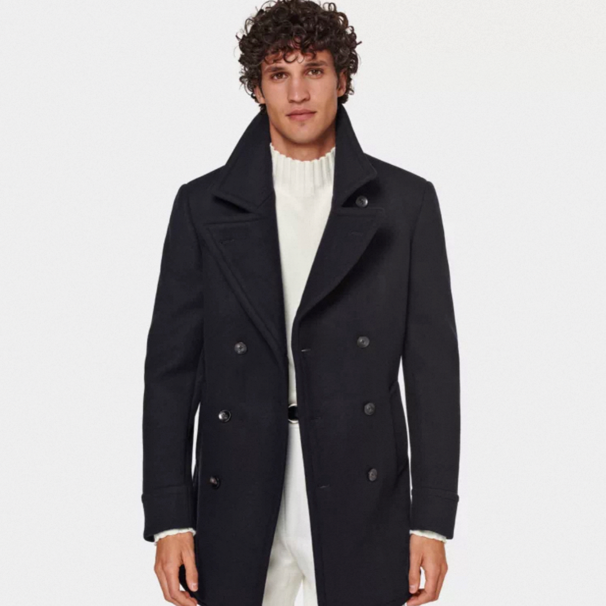 男士毛呢大衣 做工质感无对手 样衣 懂货的来 直播间下单一码一拍