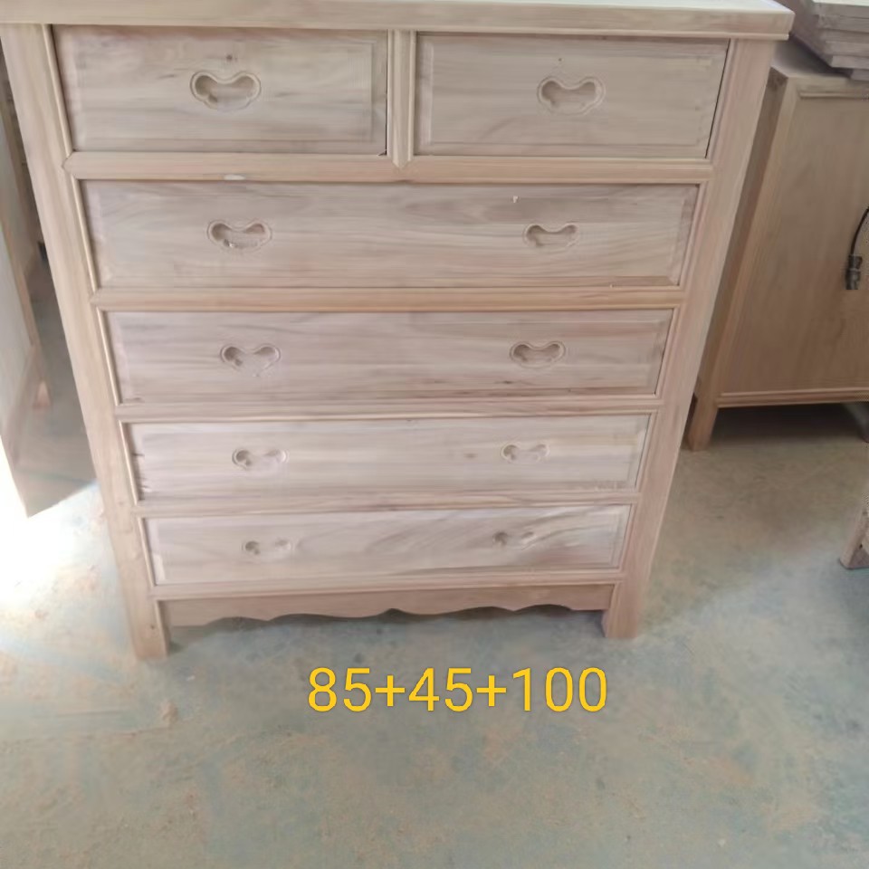 新中式风格老榆木香樟木实木五斗柜卧室收纳柜抽屉柜储物柜壁挂式