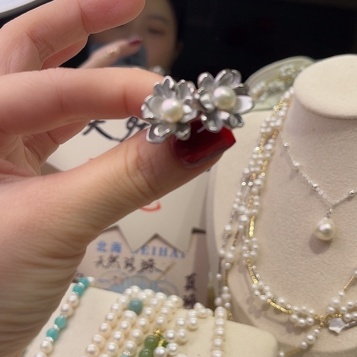 耳饰淡水珍珠未镶嵌