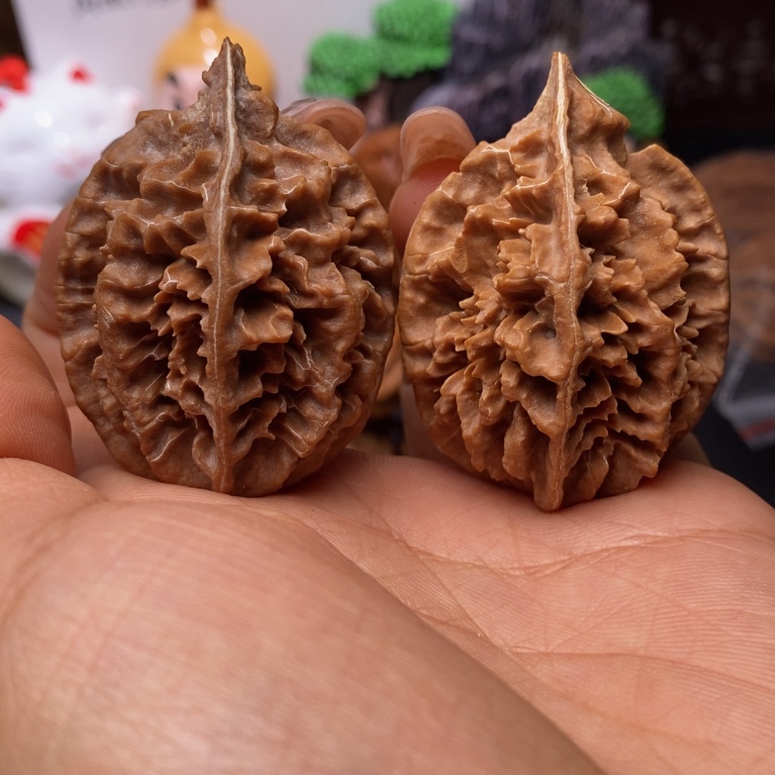 文玩核桃把件核桃38瑕疵色差