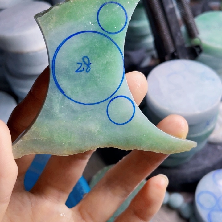 翡翠裸石天然A货翡翠