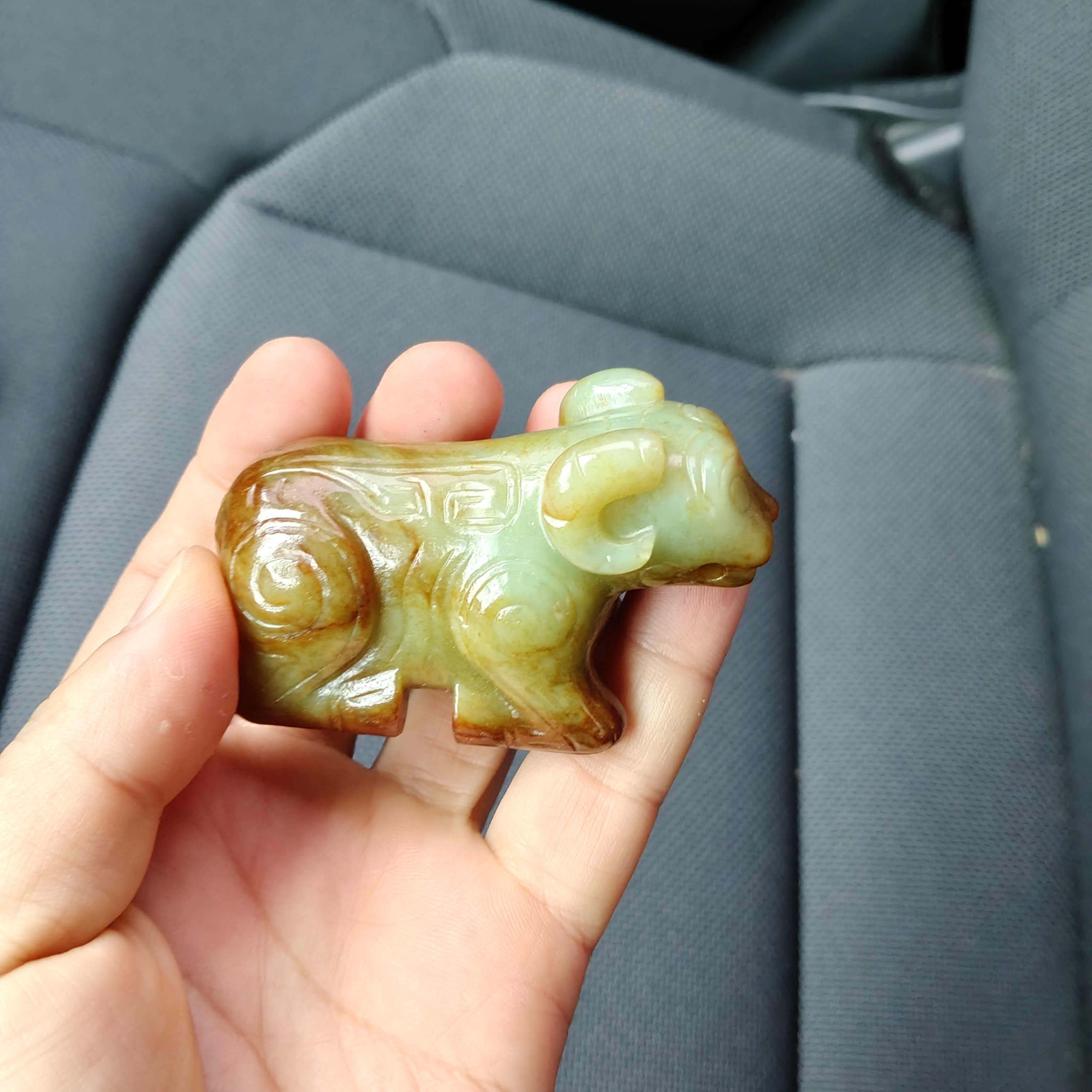 可爱雕刻手把件持久留香茶道把玩创意桌上摆饰