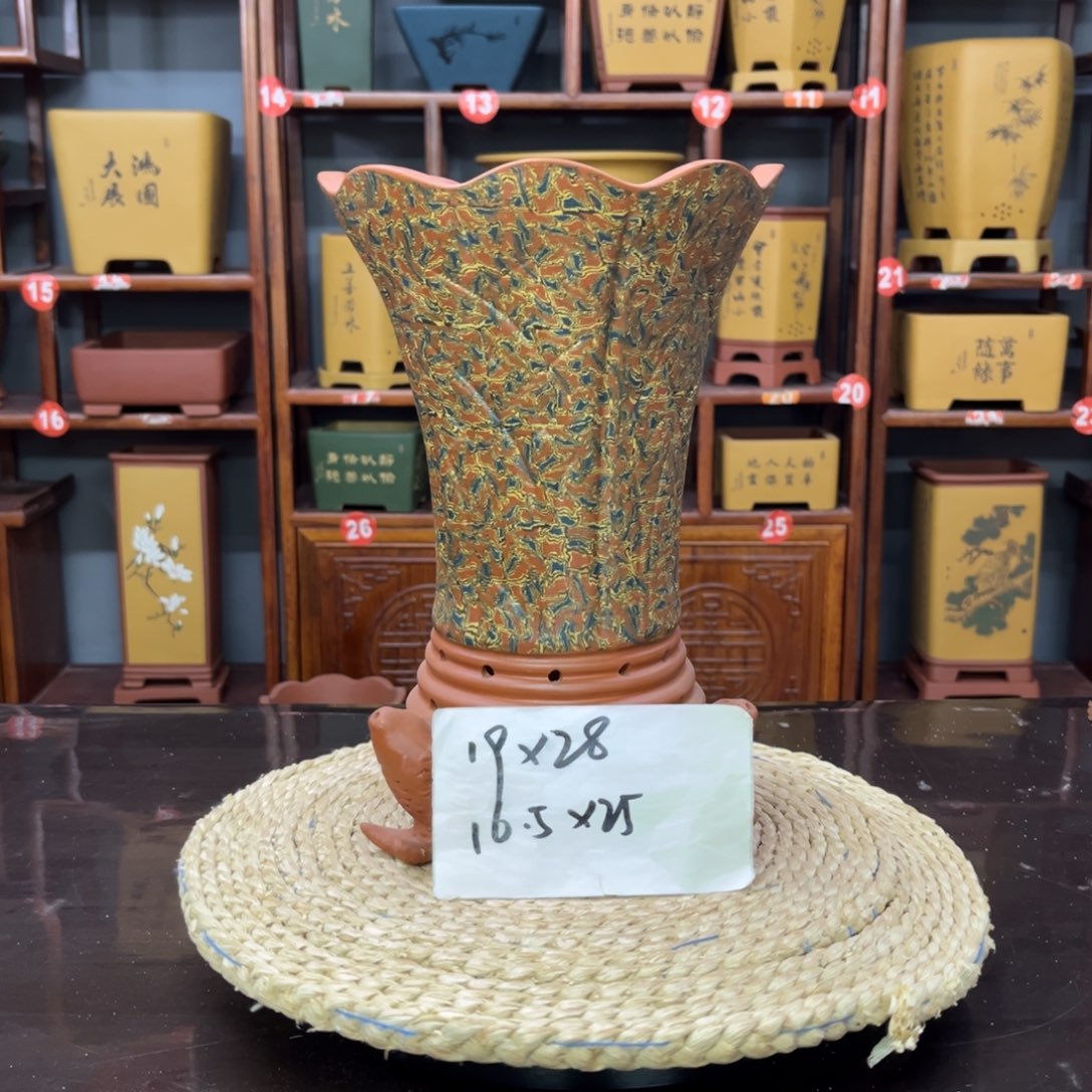 紫砂花盆紫砂花盆