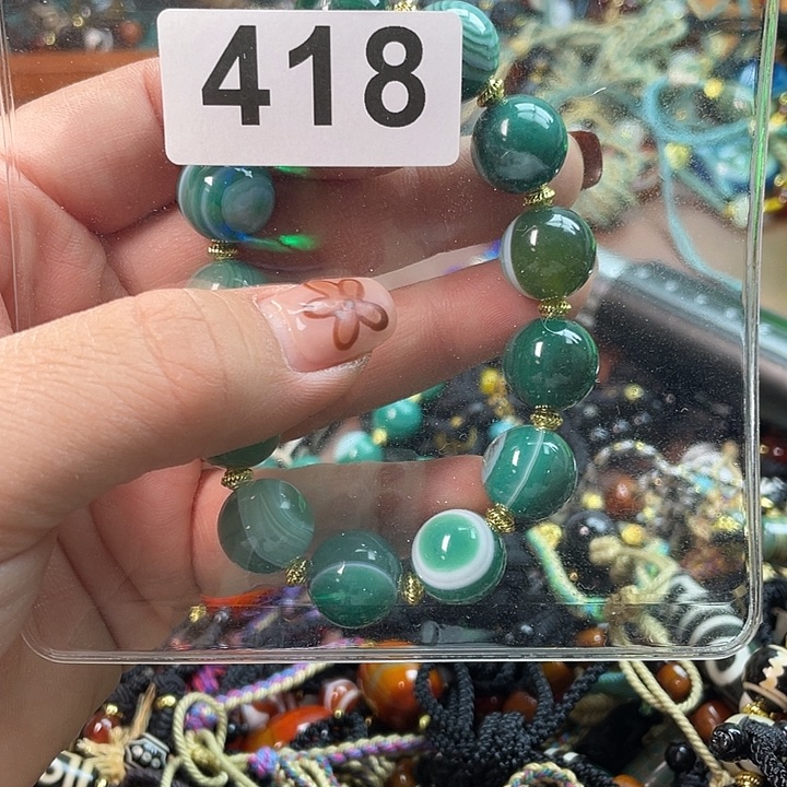 亮***界玛瑙/玉髓未镶嵌颈饰