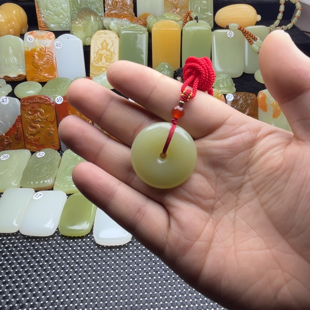 时尚潮流平安扣吊坠拍一发一所牌即所得