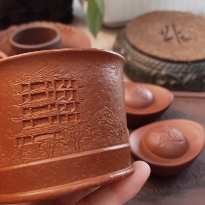 紫砂茶杯茶***秋紫砂茶具