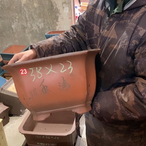 紫砂花盆手工制作