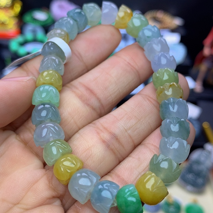 翡翠手链未镶嵌翡翠 9.3 