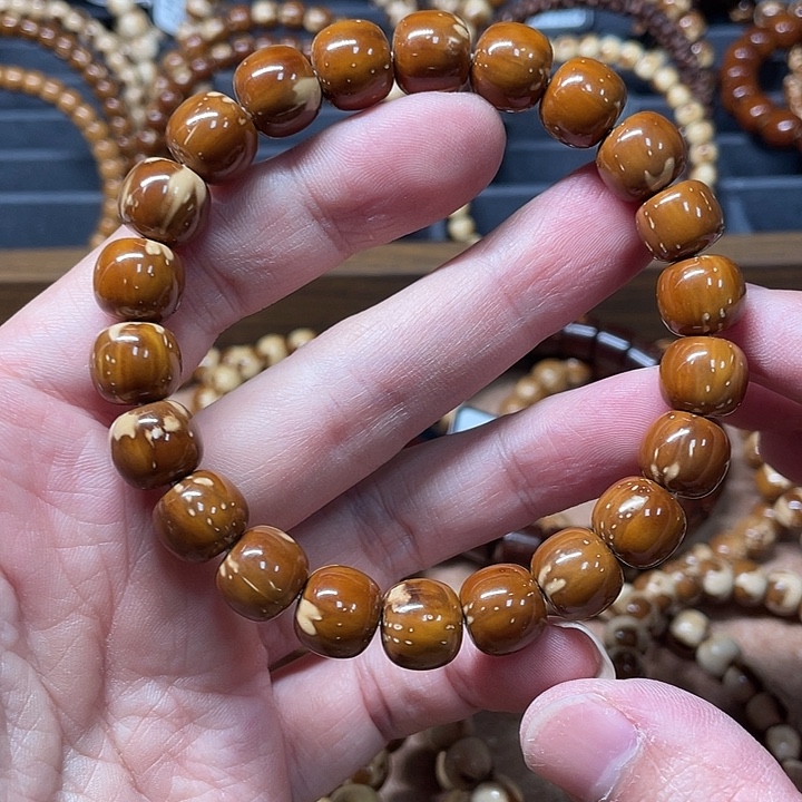 手串紫金鼠实心紫金鼠手串11+