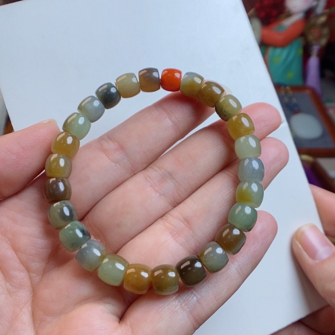 和田玉手链未镶嵌8楼兰