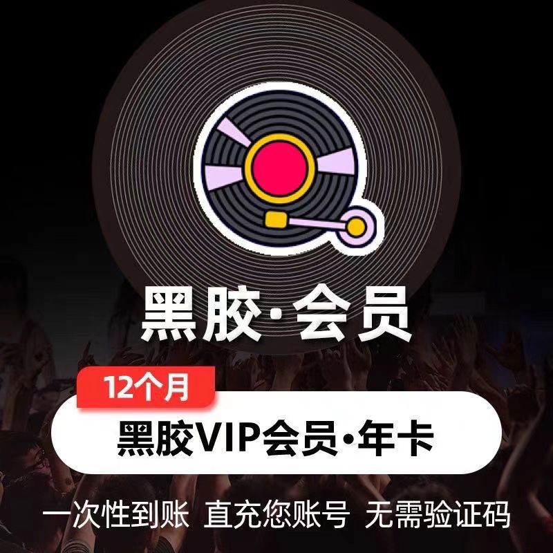 网易音乐黑胶VIP会员年卡12个月~下单联系客服(包售后)