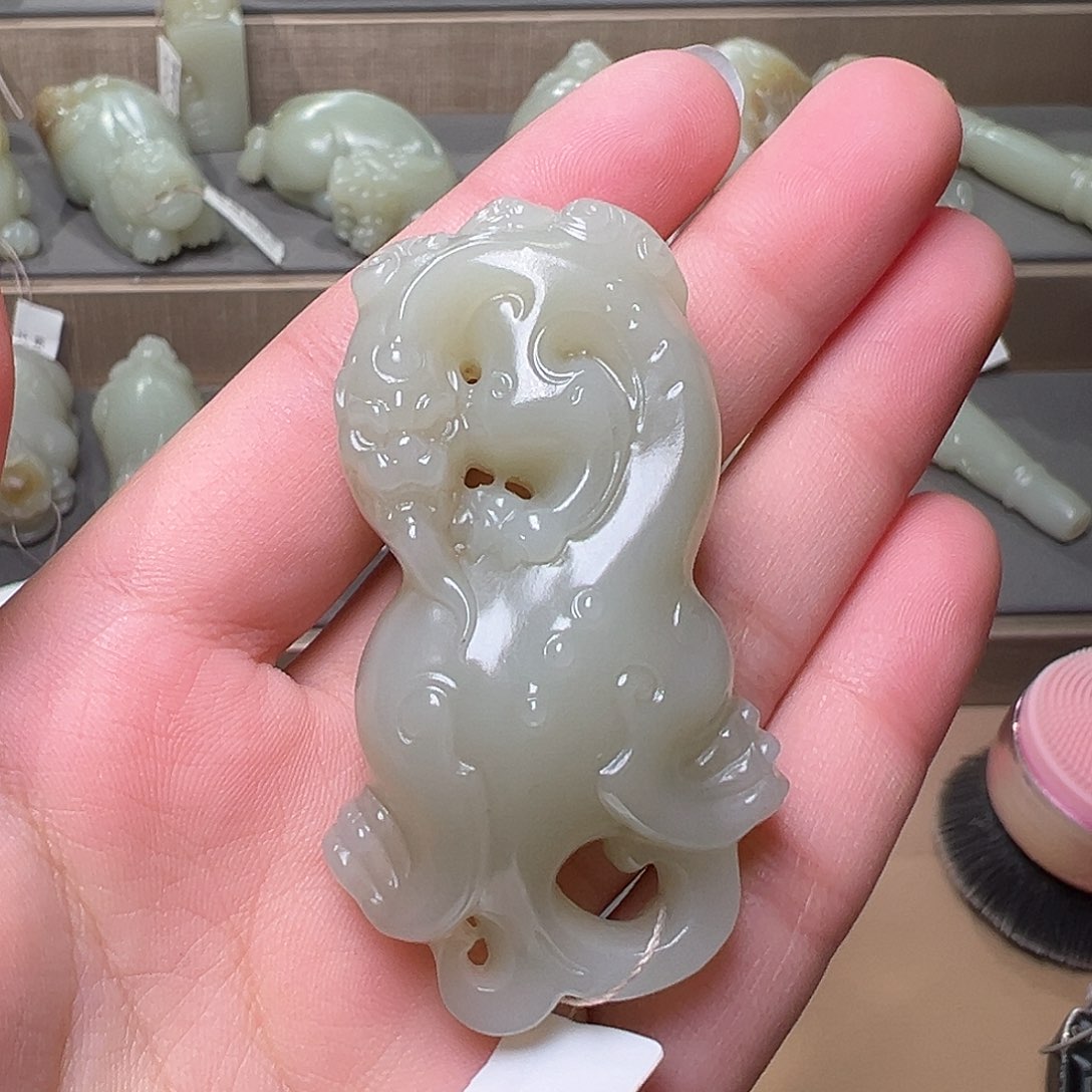 和田玉把件未镶嵌