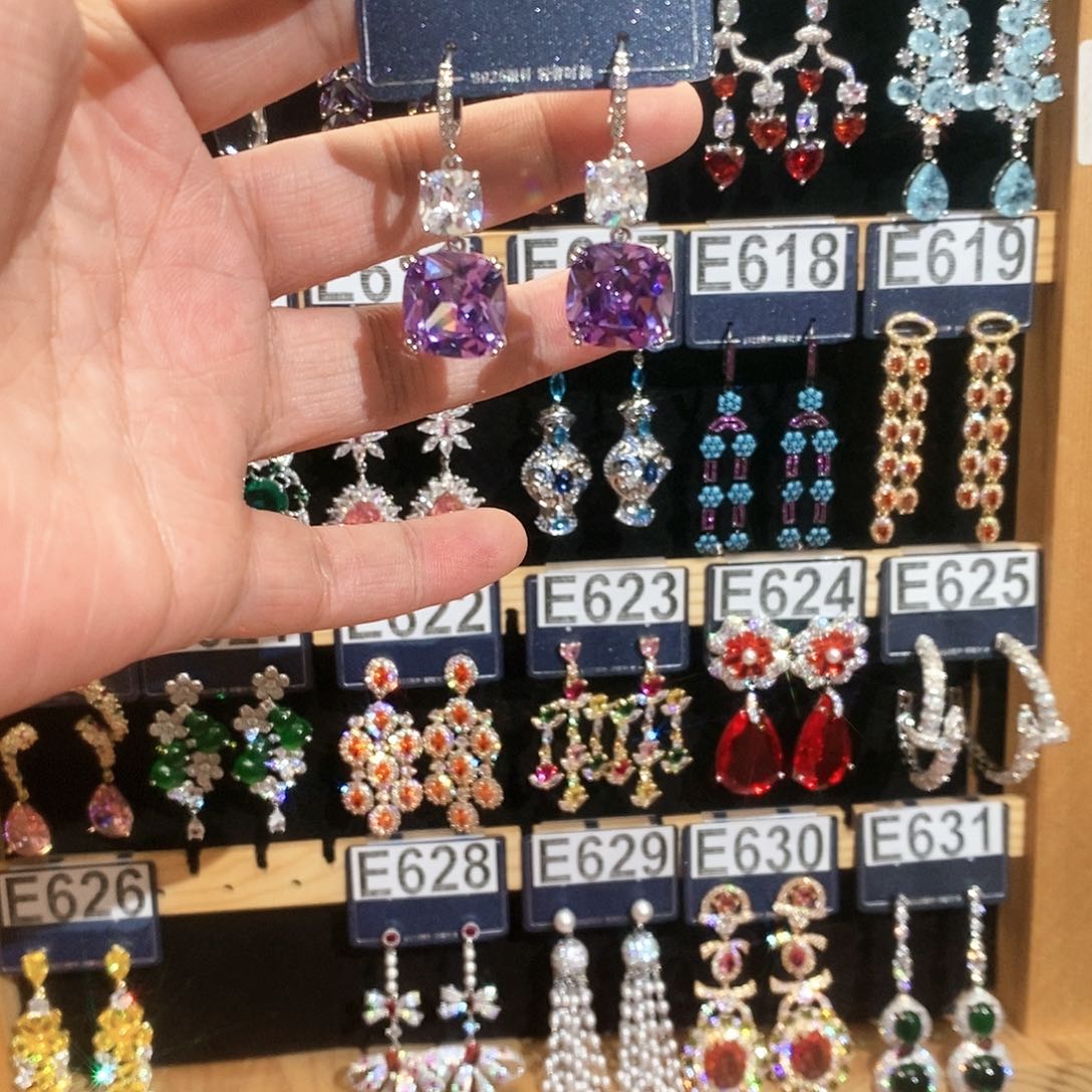 【闪购商品】纯铜925银锆石甜**甜