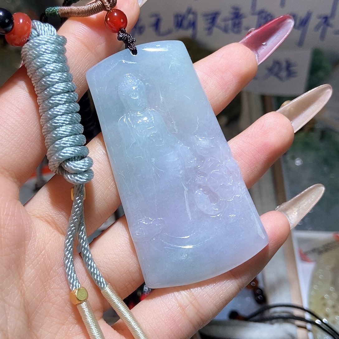 翡翠颈饰未镶嵌蒋*爷天然