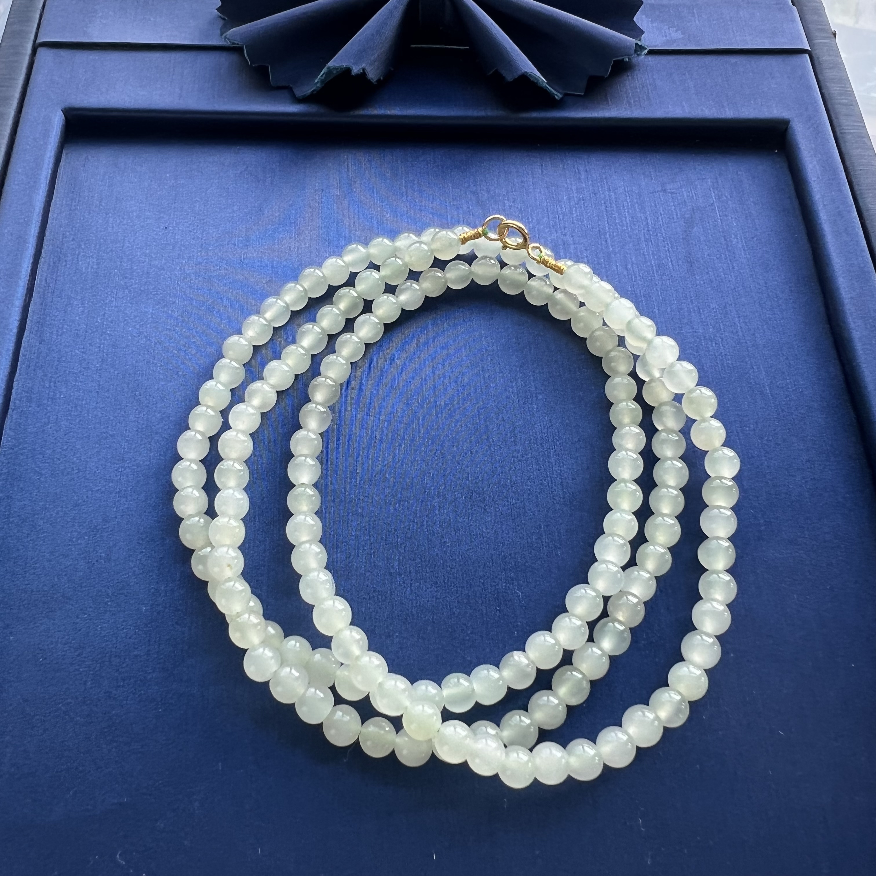 冰翠小米珠万能百搭链时尚女士