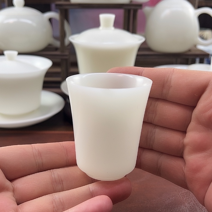 隐唐窑/璞玉素烧70ml闻香主人杯