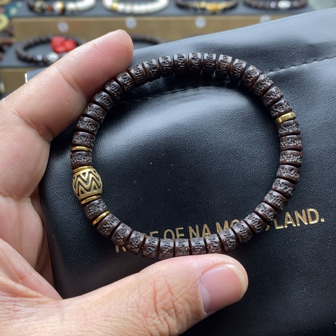 椰蒂手串原生态椰嘎搭配款7❌5