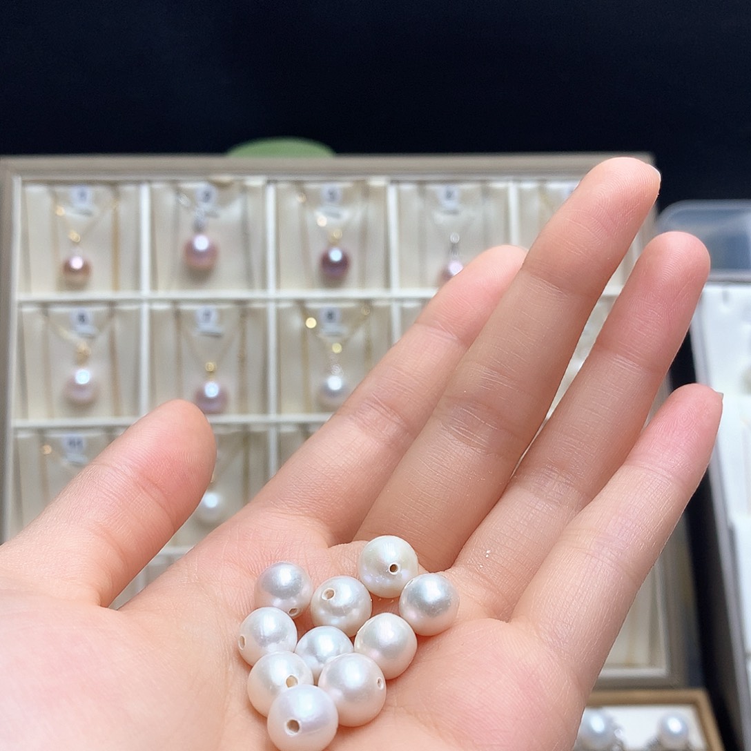 淡水珍珠合金吊坠(不含链)