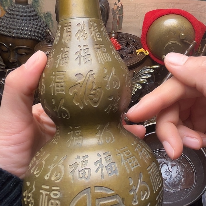 铜器摆件老王直播间