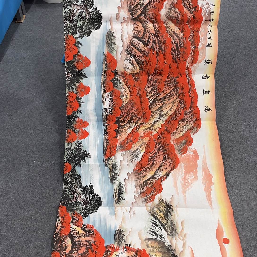 国画今天上午国画作品展示