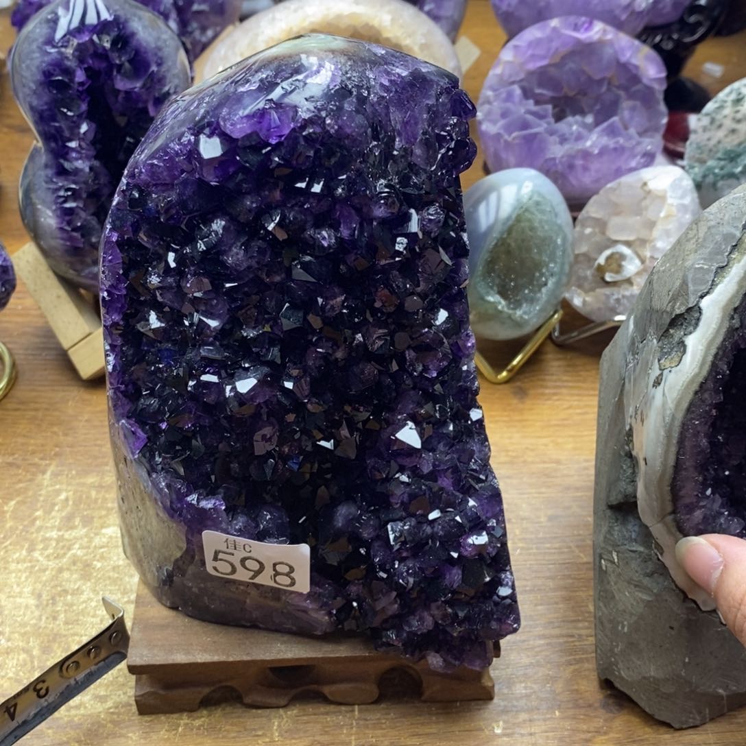 未镶嵌大型摆件（非配饰）紫晶小*饭