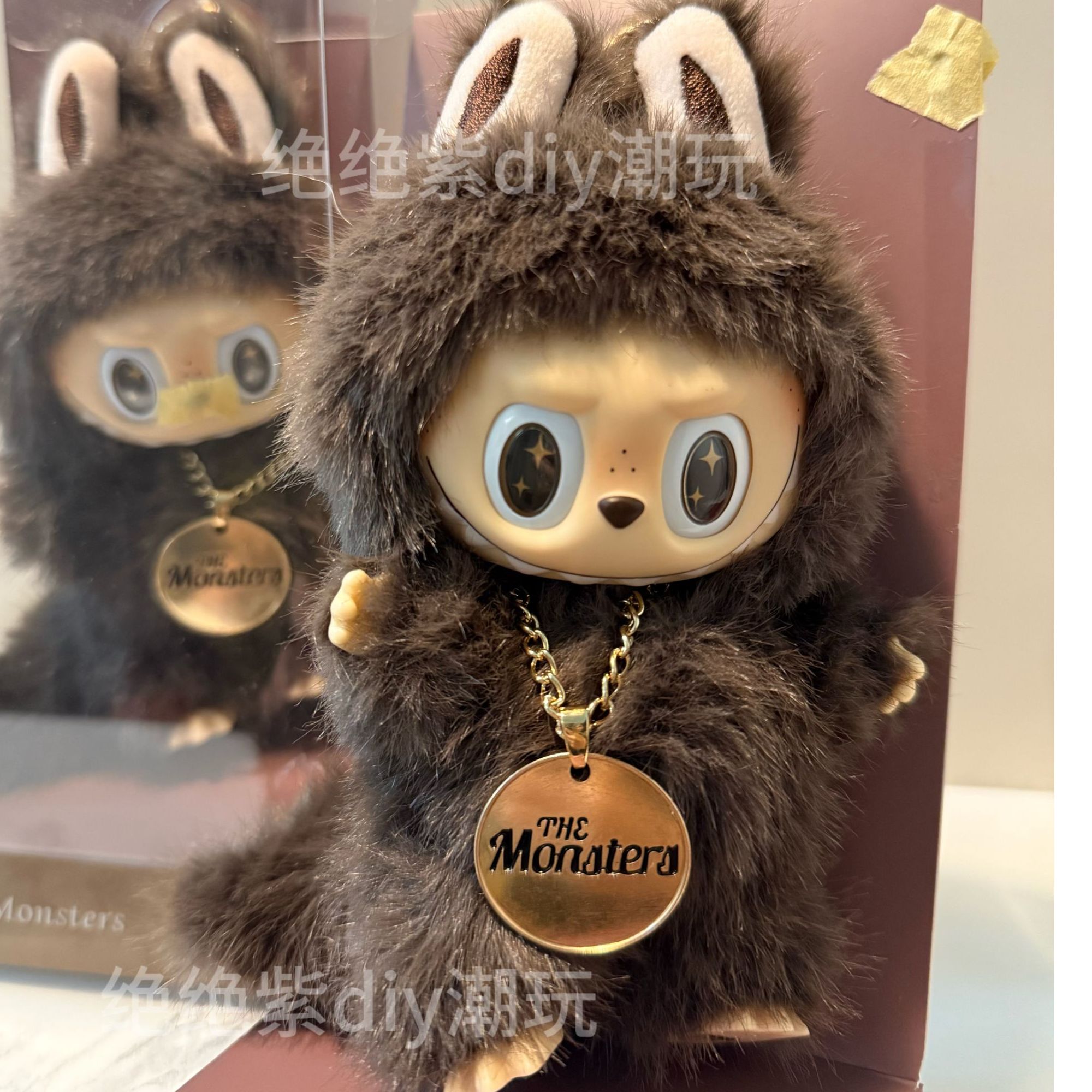 【小首领】拉布布LABUBU改款限定限定热卖搪胶毛绒公仔