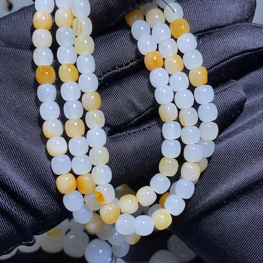 和田玉套链未镶嵌