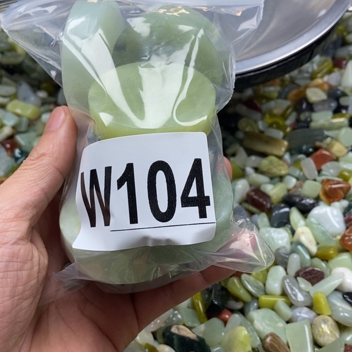 蛇纹石玉未镶嵌鱼缸石