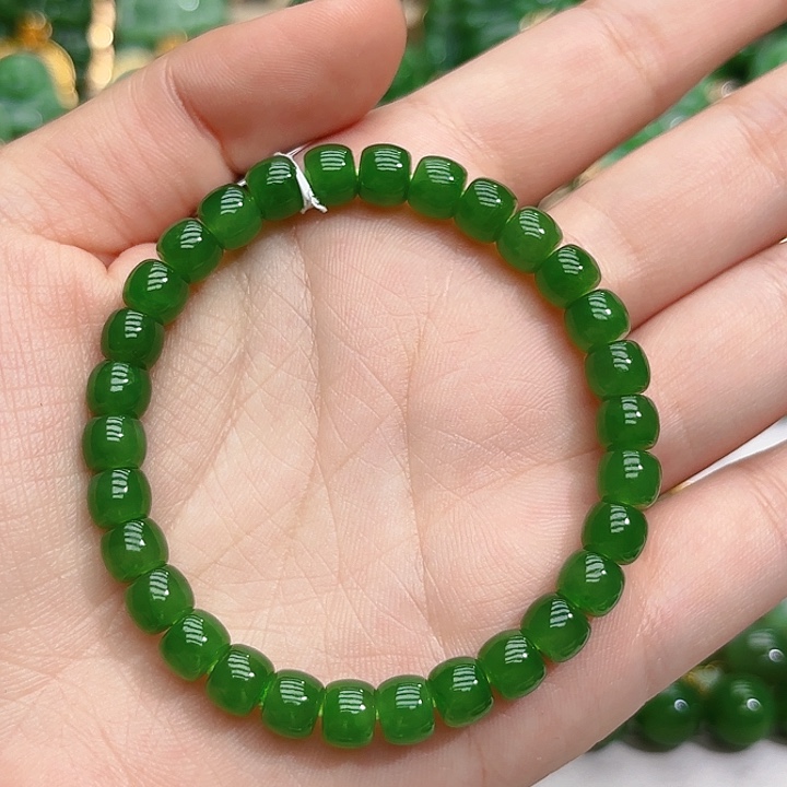 未镶嵌和田玉（碧玉）手串