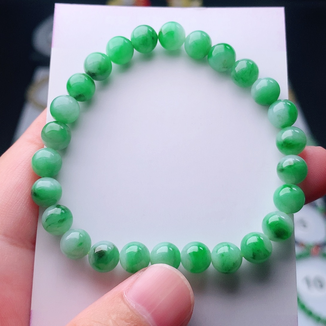 未镶嵌手串翡翠翡翠