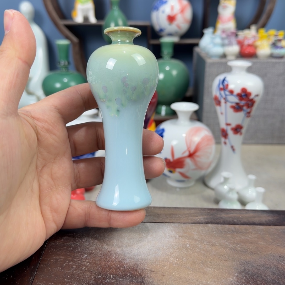 陶瓷手工小花器摆件