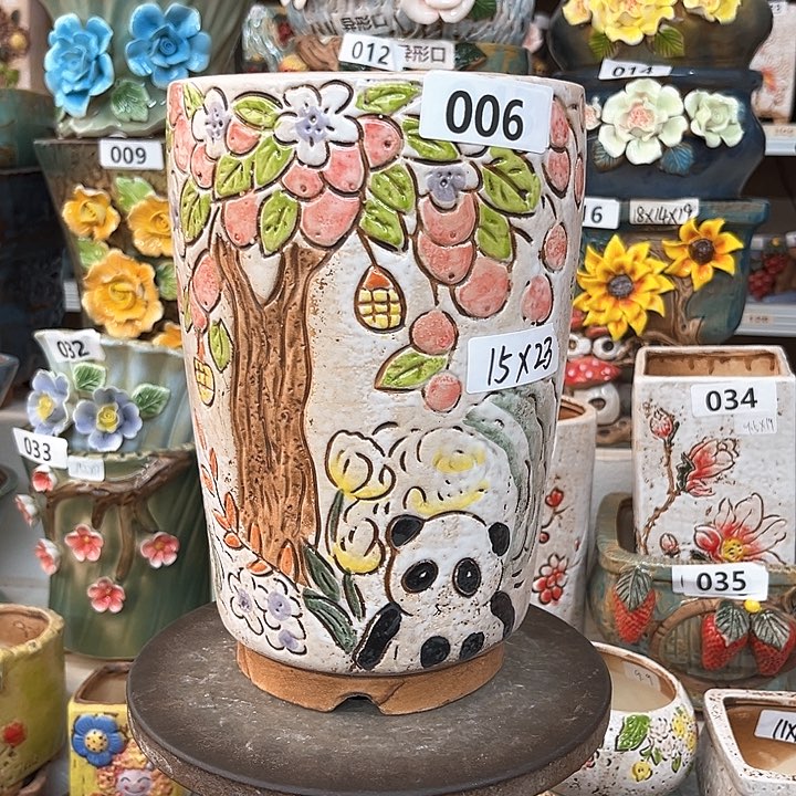 紫砂花盆粗陶材质多肉花盆