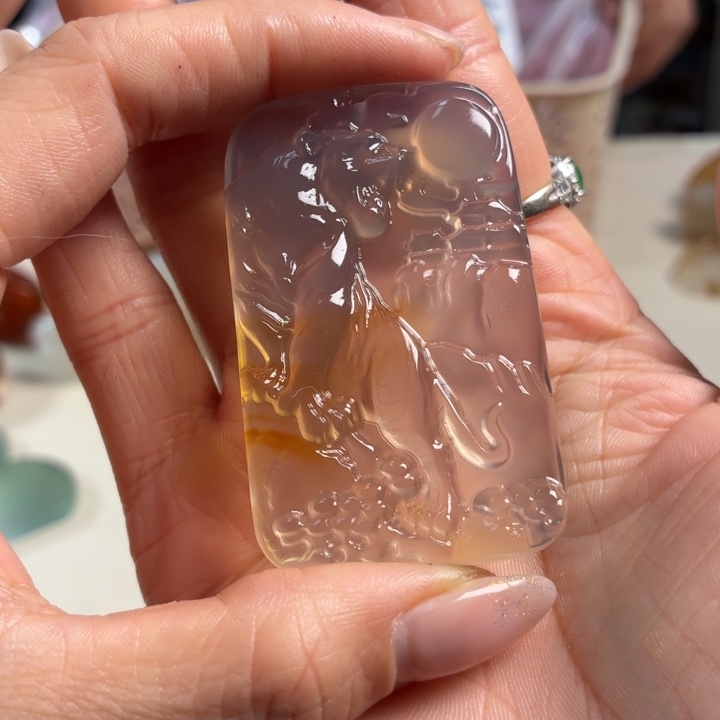 玛瑙/玉髓未镶嵌吊坠(不含链)