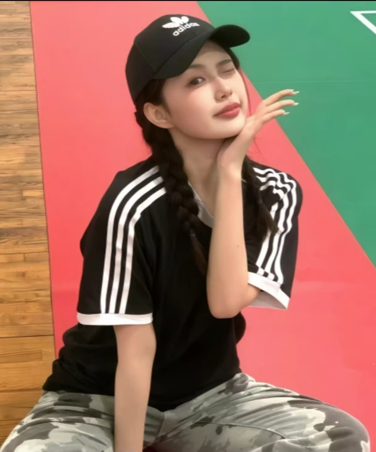 Jennie同款男女经典纯棉T恤百搭运动休闲短袖--CC