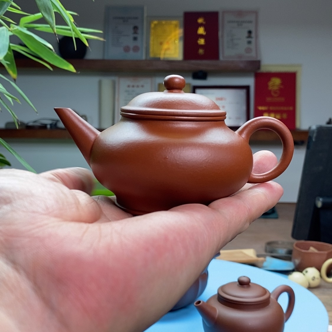 【闪购商品】茶壶朱泥水平:120CC裴佳文:国工