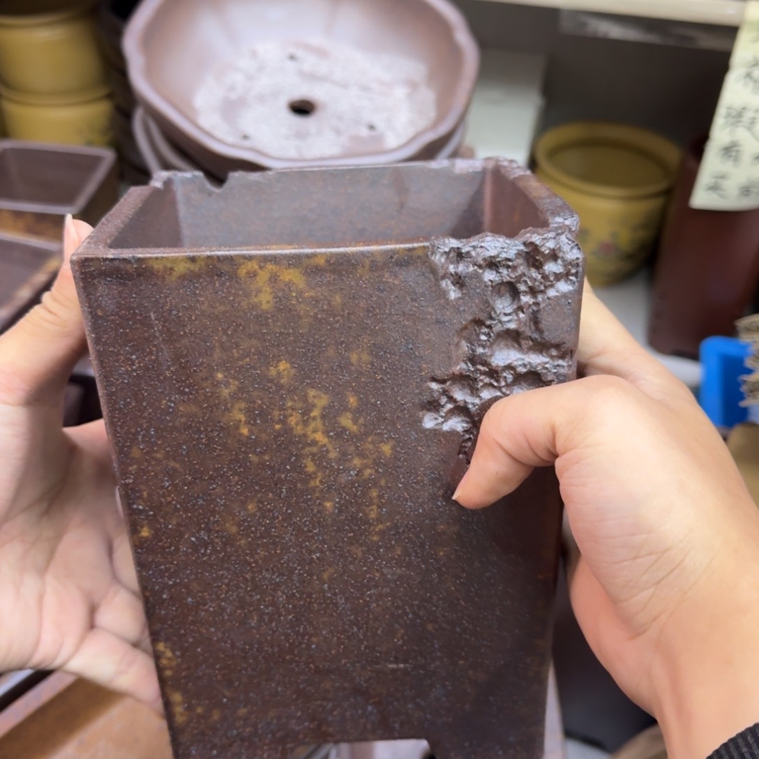 紫砂花盆15号宜兴紫砂正品14x18