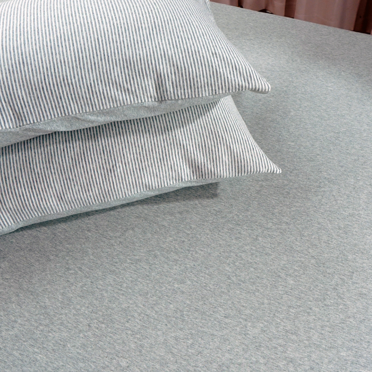 裸睡亲肤A类全棉色纺针织棉天竺棉枕套