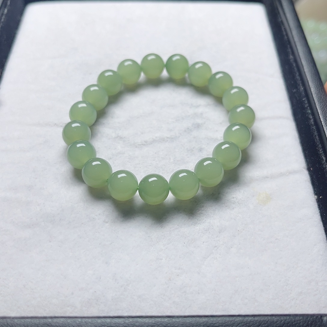 和田玉手串未镶嵌要****0