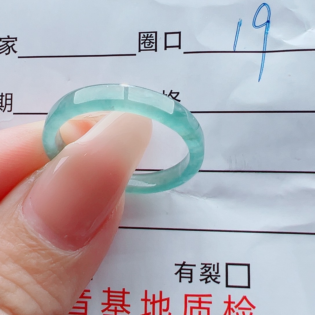 未镶嵌戒指翡翠空***1戒圈