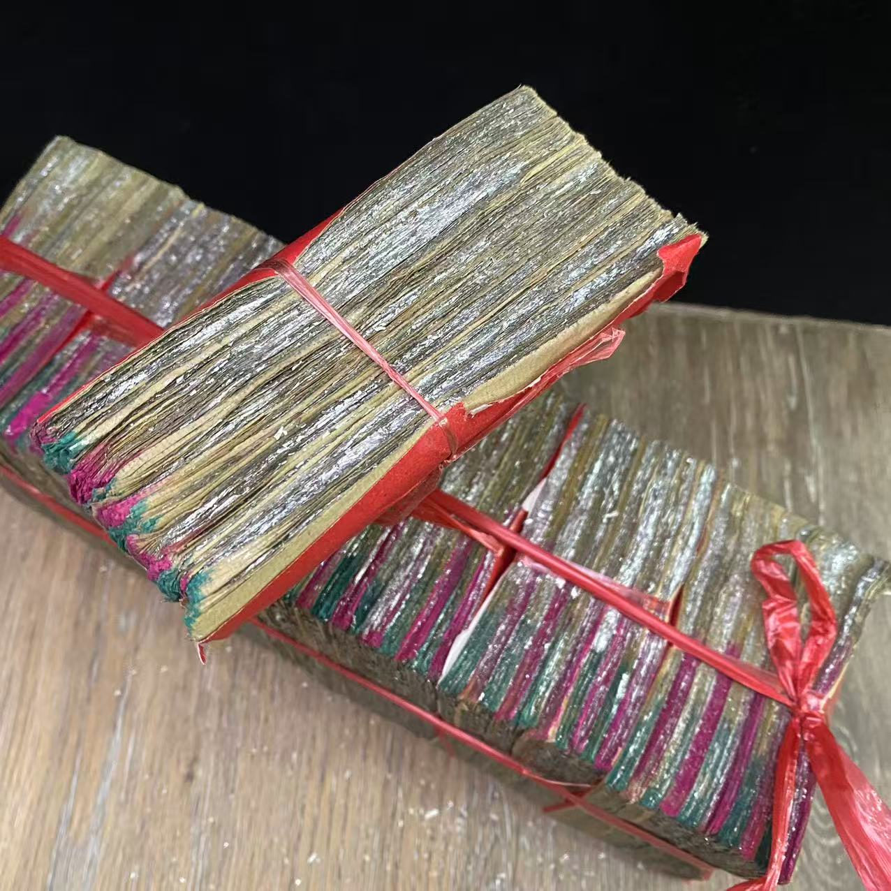 绍兴真手工锡箔 大小规格 手工折纸