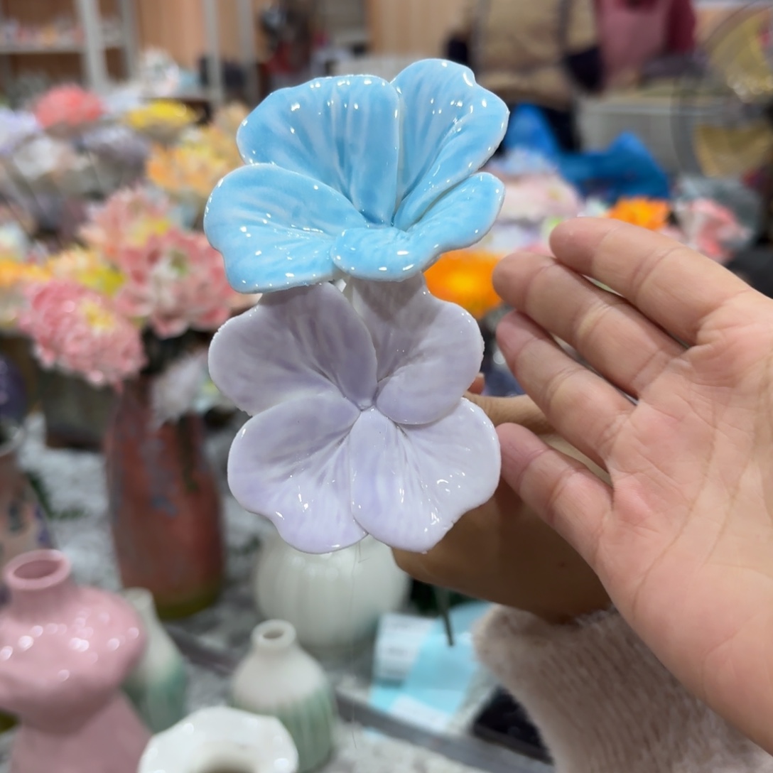 陶瓷花，20发货，退款拉黑