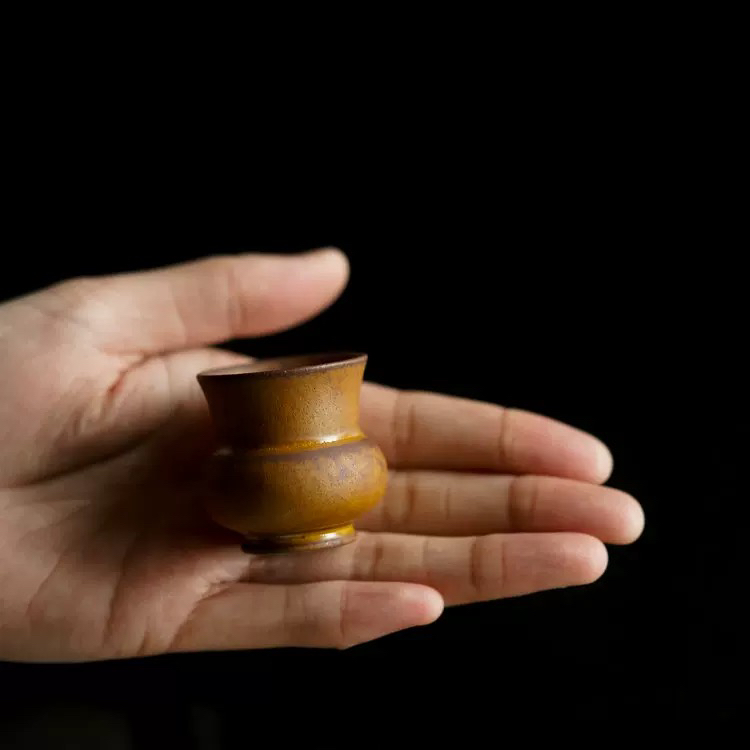 手工陶泥小香炉迷你盖置花器景德镇高温烧制