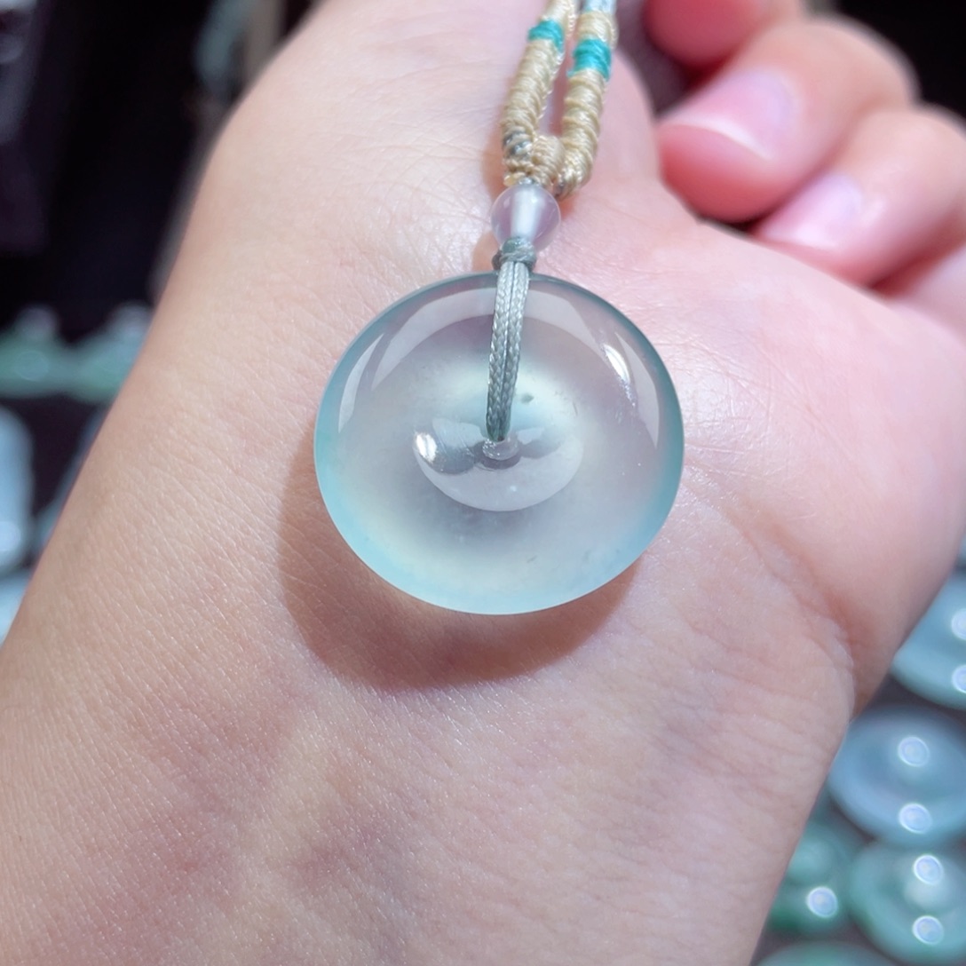 颈饰未镶嵌翡翠扣子