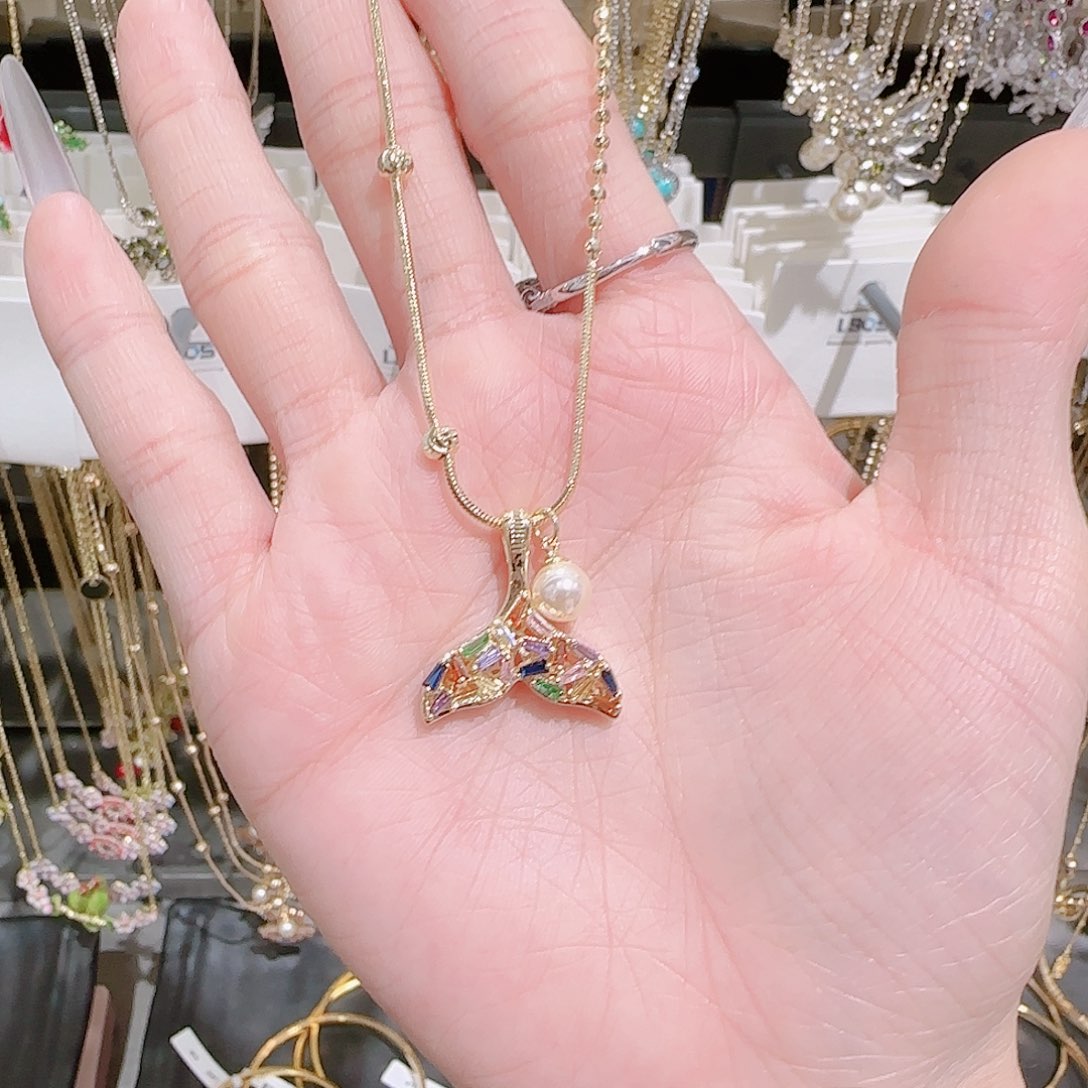 锆石铜合金925银项链