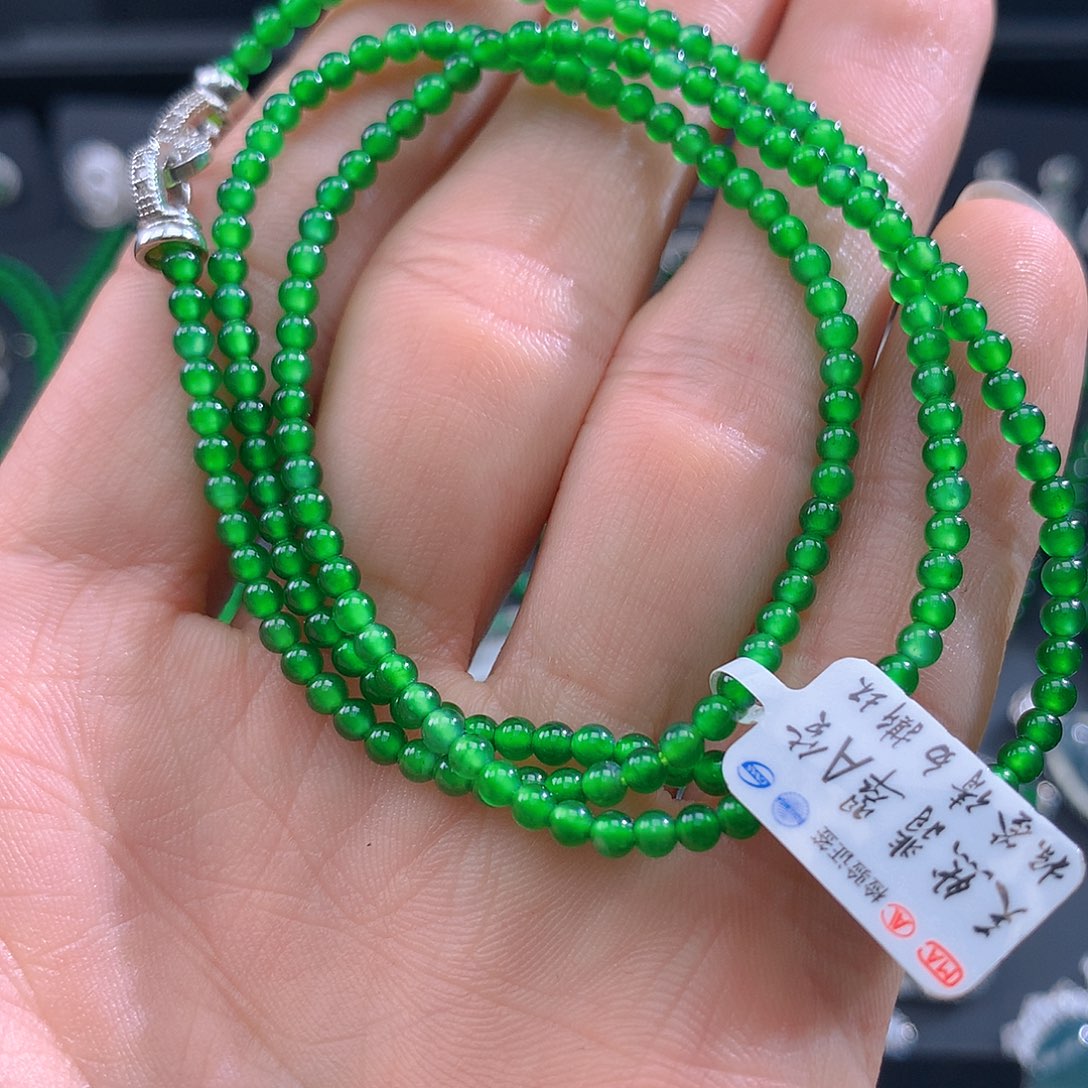 翡翠手链未镶嵌翡翠3.0