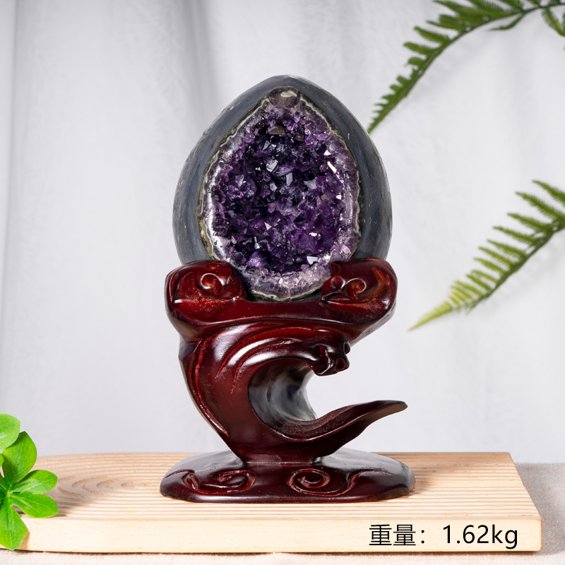 精选乌拉圭-紫晶恐龙蛋